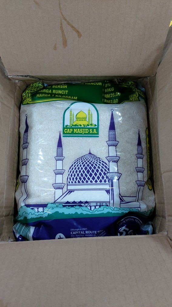 Beras Cap Masjid 10 Kilogram Shopee Malaysia