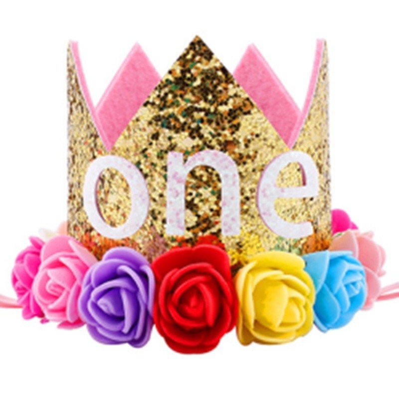 1st birthday party crown