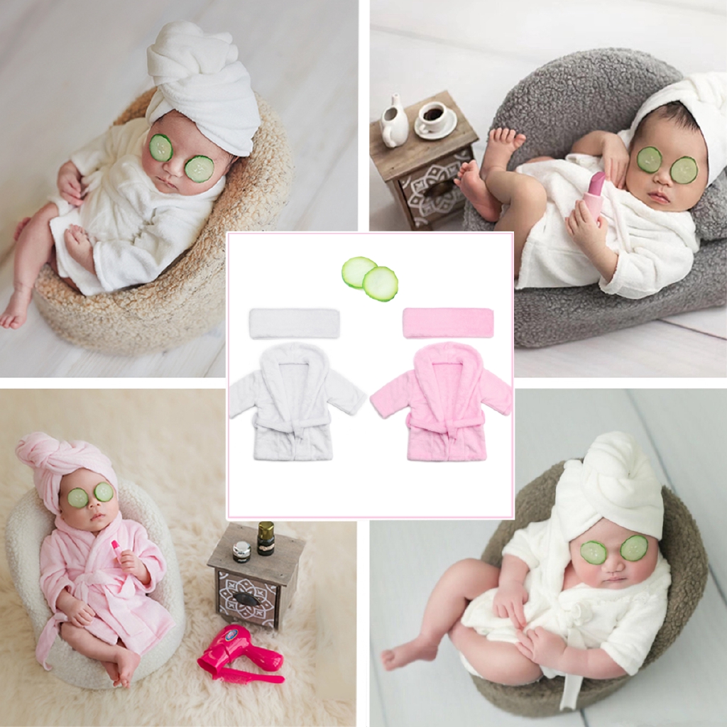 Newborn Baby Girls Boys Soft Costume Photo Photography Prop Outfits 0-6M Old 