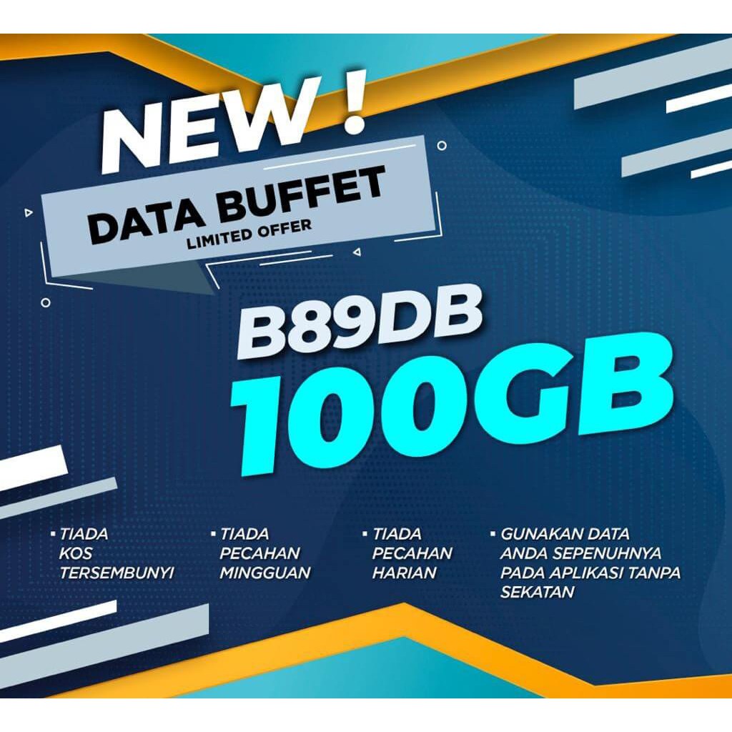 ( Free Delivery ) 100GB & 44GB ONEXOX Sim card High Speed Plan