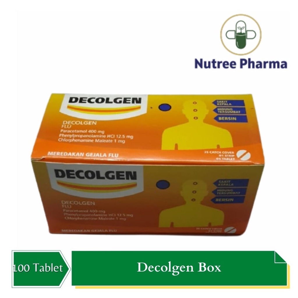 Decolgen TABLET BOX Contents 100 TABLET | Shopee Malaysia