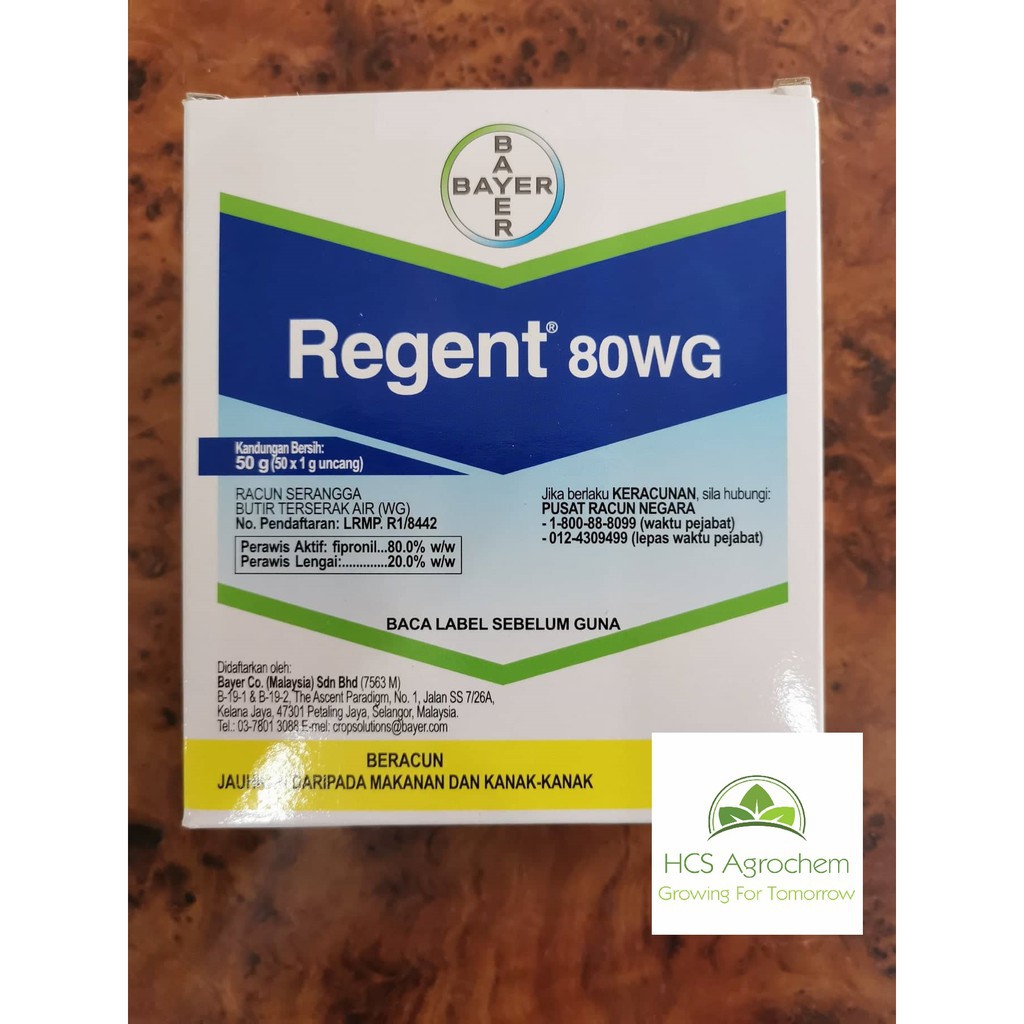 1g Regent 80wg Bayer