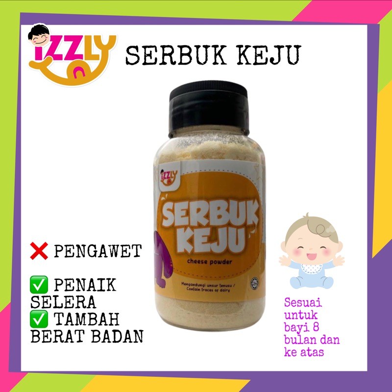 Babyfood Serbuk Cheese Untuk Bayi 8 Bulan Dan Ke Atas Shopee Malaysia