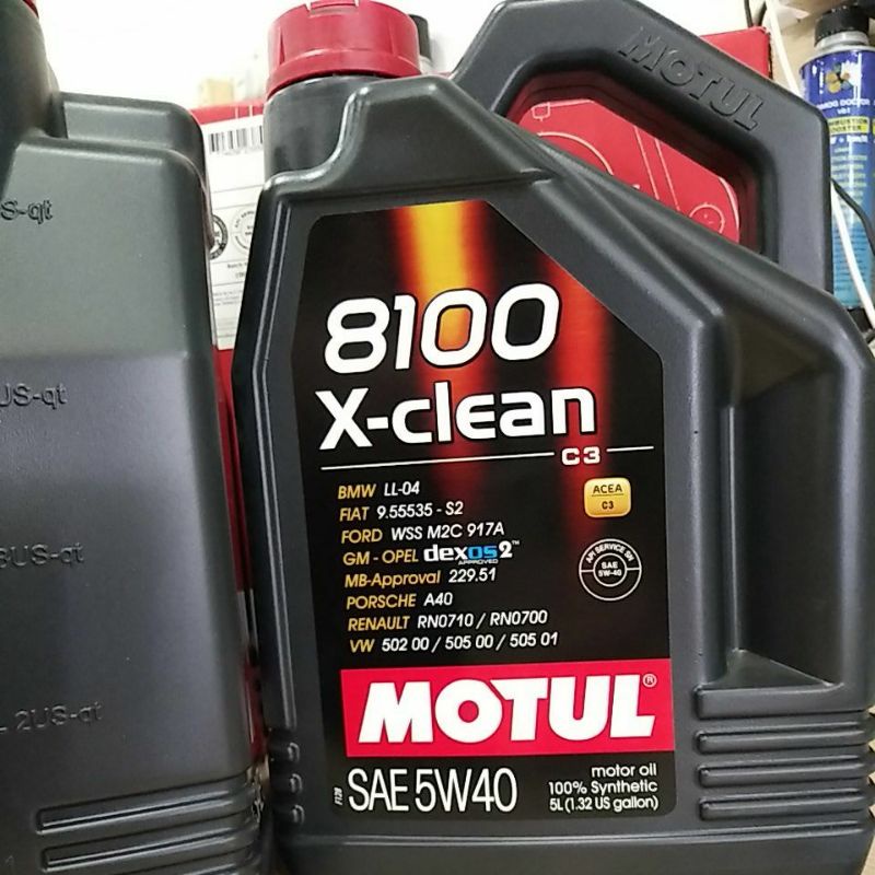 MOTUL X CLEAN 5w40 100 Synthetic 5L Shopee Malaysia