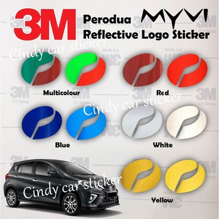 Perodua Alza AXIA MYVI Universal Stylish Car Club Stickers 