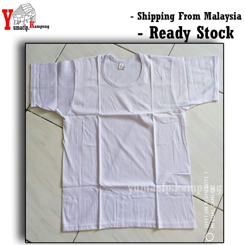 Baju Dalam Lelaki Cotton Men T Shirt 1 Pcs Readystock Shopee Malaysia