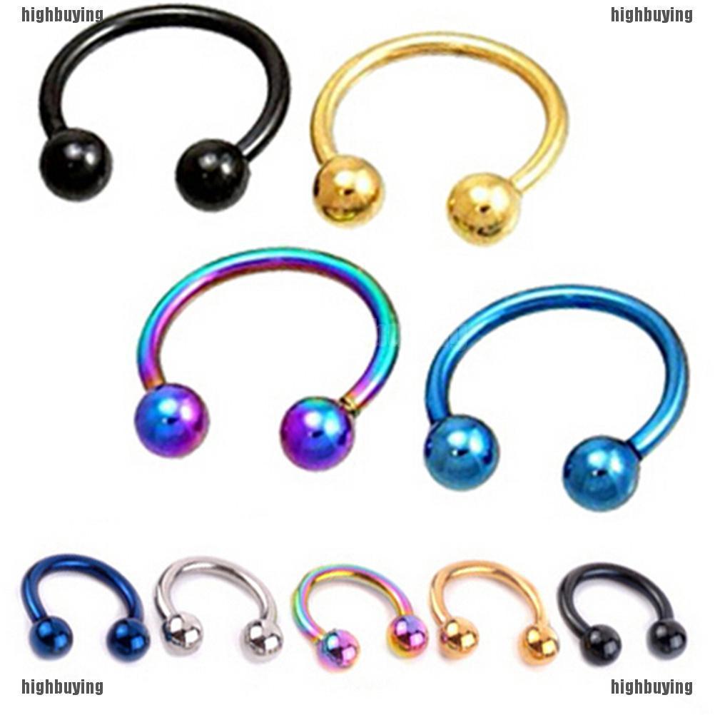 1X Charm Fake Nose Ring Lip Ear Nose Clip Piercing | Shopee Malaysia