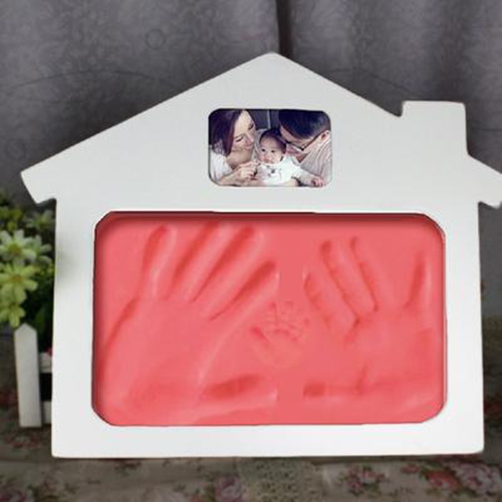 Versatile Durable Air Drying Soft Clay Baby Kid Handprint Footprint Imprint Casting Record Growing - Image 2
