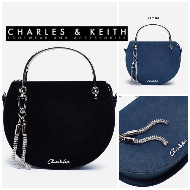 charles and keith suede bag