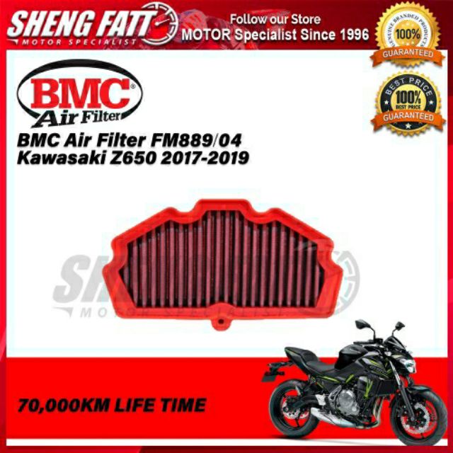 AIR FILTER ITALY Z650/VERSYS650 2015 YEAR Shopee Malaysia
