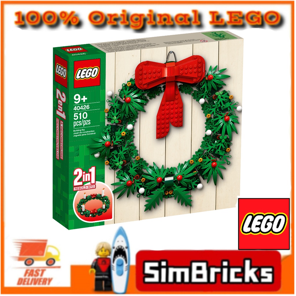 christmas lego wreath Malaysia, Best Deals October 2025 Shopee