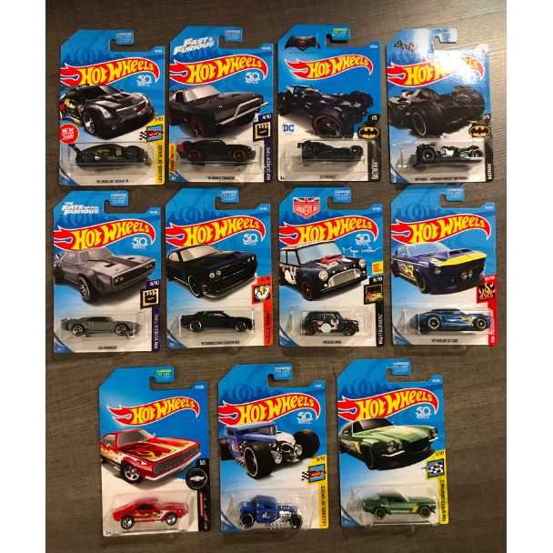 Hot Wheels Basic Cars US Card Cadillac Fast and Furious Dodge Charger ...