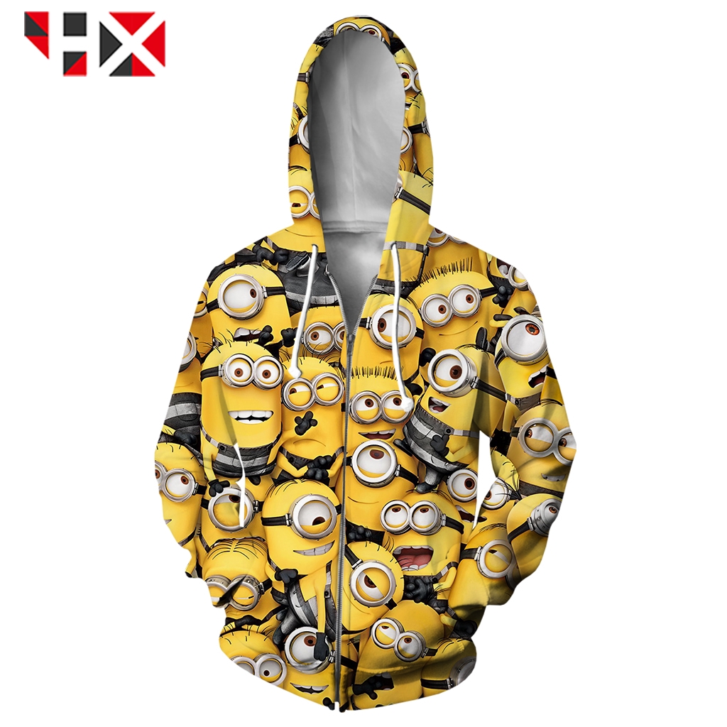 minion hoodie women's