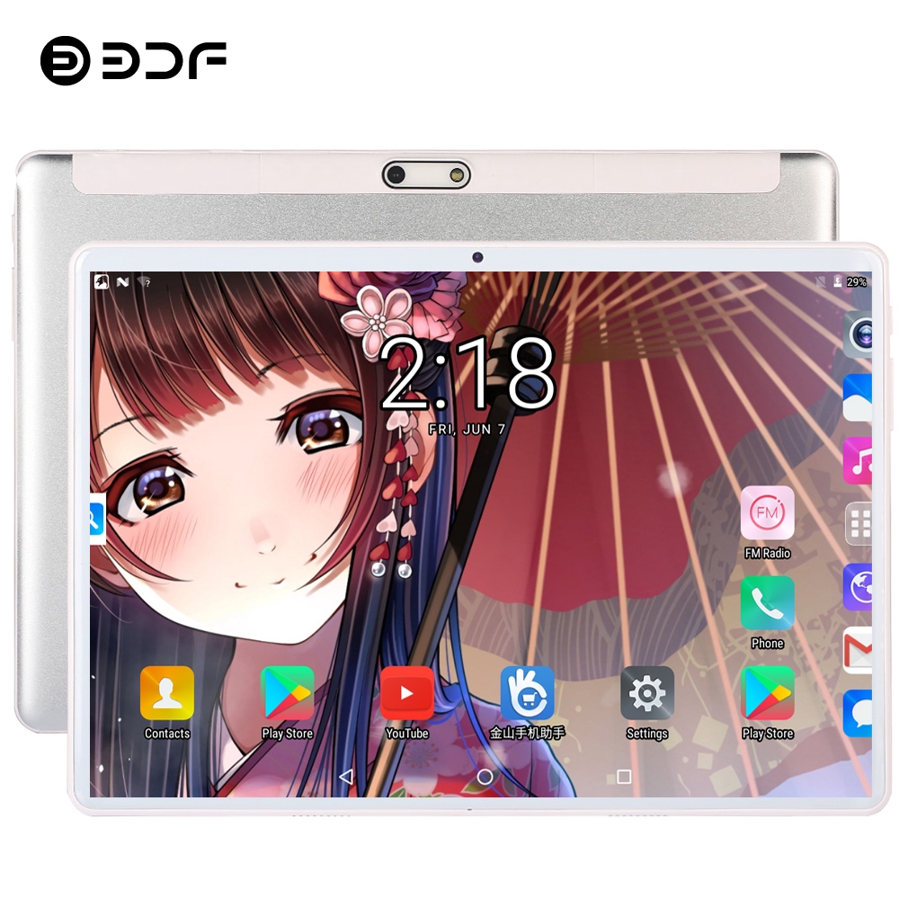 f Tablet 10 Inch S10 3g 4g Sim Tablets Pc Android 9 0 Google Play Ten Core 64gb 128gb Ips Metal Tablet Pc Shopee Malaysia