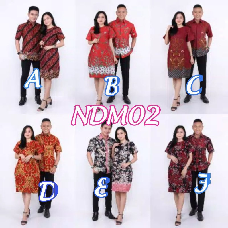 BAJU batik LELAKI DAN PEREMPUAN NDM02