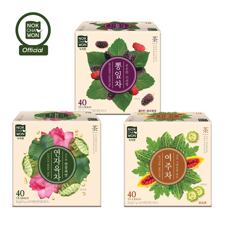 NOKCHAWON KOREAN HEALTH AUTHENTIC TEA (MULBERRY LEAF, LOTUS SEED ...