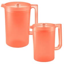 Tupperware Coral Blooms Pitcher Set (4.2L / 2L)