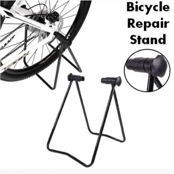 Lifesta Bicycle Bike Repair Stand Triangle Rack Storage Display Side U Holder Rack MTB Road Bike Folding Bike Basikal