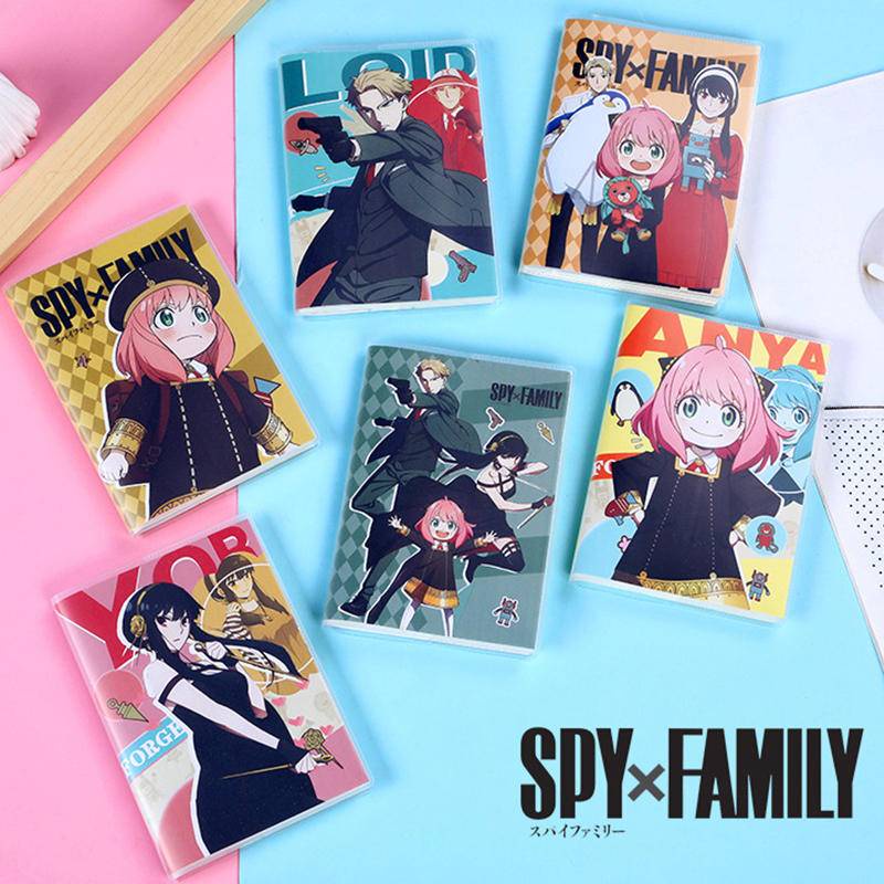 SPY×FAMILY Loid Forger Anya Forger Yor Forger Office Accessories Diary Cute Notebooks Journals Agenda Planner School Supplies Notepads Stationery gift