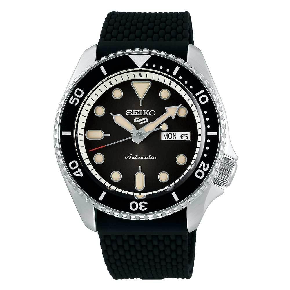 seiko 5 automatic black