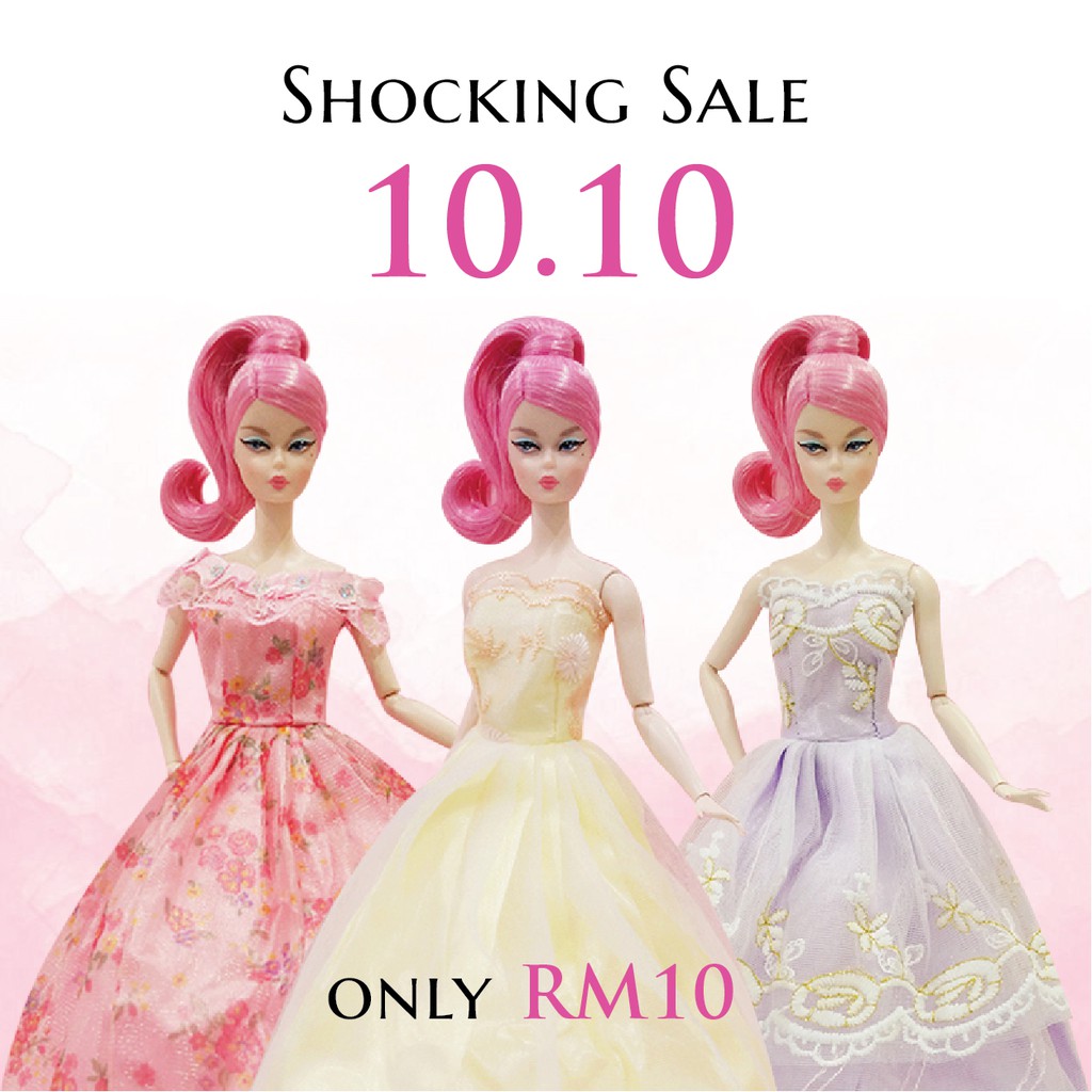 barbie doll maxi dress