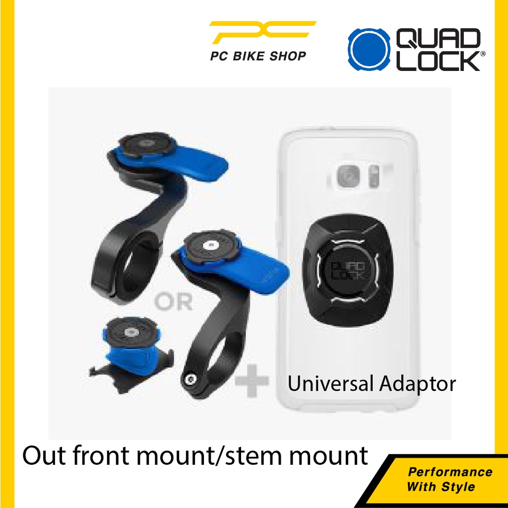ORIGINAL Quad Lock® Phone Bike Mount for Bike-out front mount/stem mount/universal adaptor V3