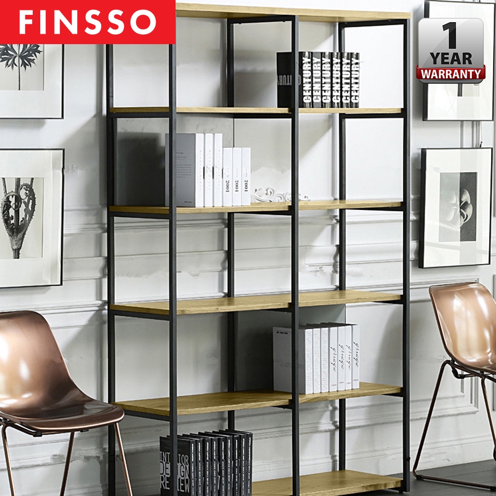 FINSSO : ROMERO Multi Layer Modern Industrial Style Wall Storage Iron Shelf Divider