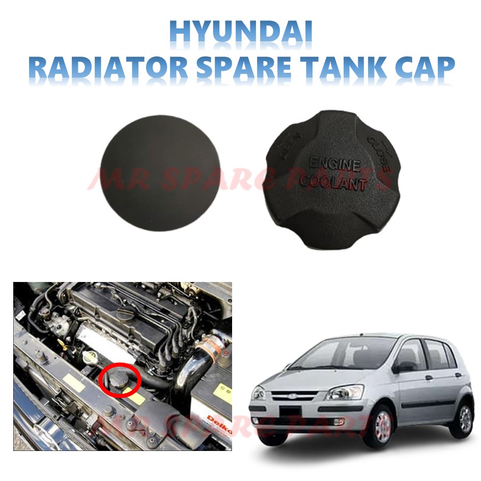 HYUNDAI MATRIX GETZ I10 STAREX RADIATOR SPARE TANK CAP AND GASKET