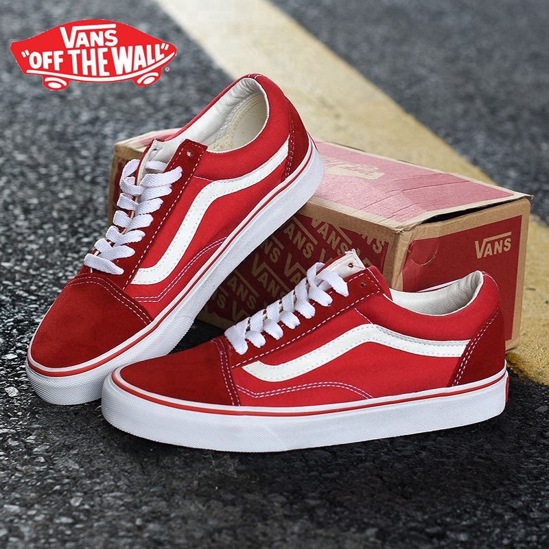 van shoes red