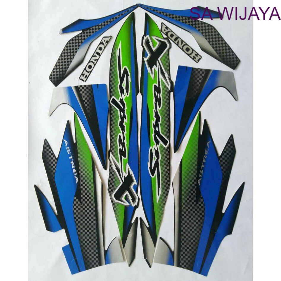 Best Premium honda supra x 2002 Motorcycle List Sticker Striping