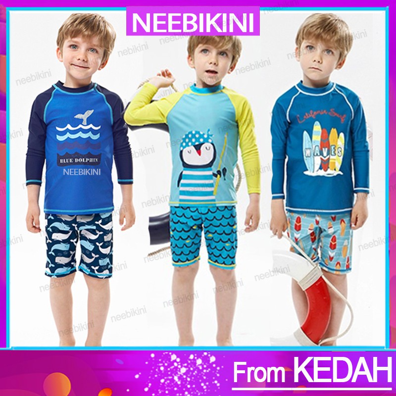 Boy swimwear swimming suit baju berenang kanak2 lelaki Boy swimwear swimming suit baju berenang kanak2 lelaki