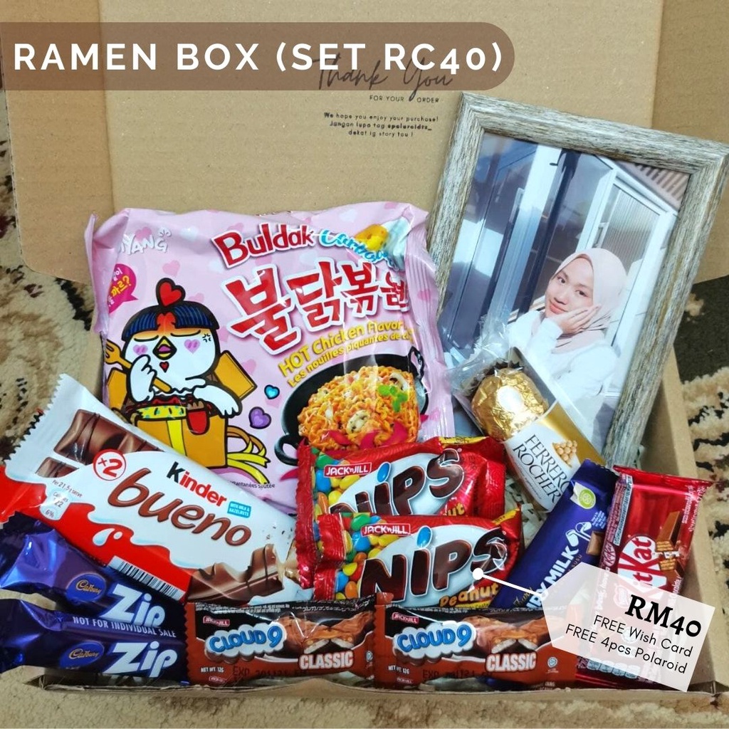 SAMYANG RAMEN Chocolate Surprise Gift Box FREE Polaroid FREE Wish Card ...