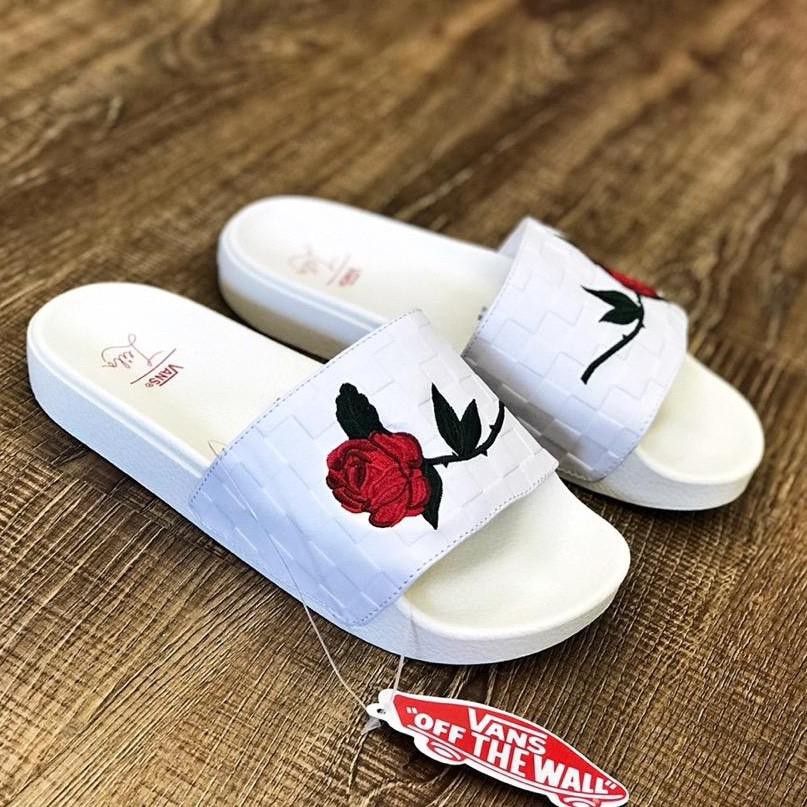 leila hurst vans slides