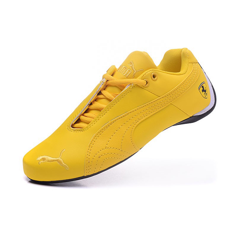 puma ferrari inflection sneakers yellow