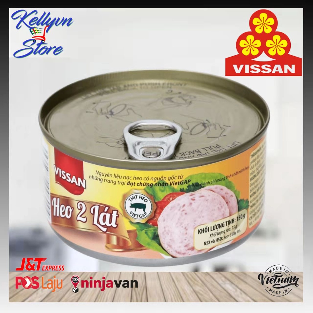 VIETNAM VISSAN Two Bits of Pork/Heo 2 Lat [150g ] Shopee Malaysia