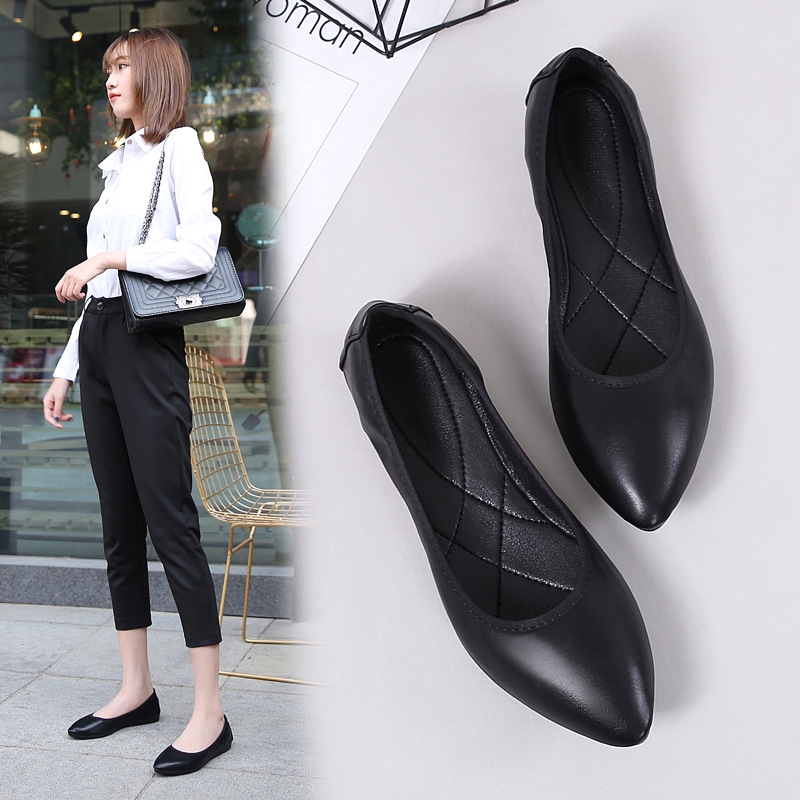 flat interview shoes