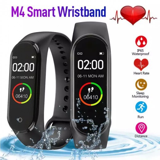 M4 Smart Band for xiaomi Band 4 Band4 Heart Rate Monitor Blood Pressure Pedometer Sports Bracelet Fitness Tracker