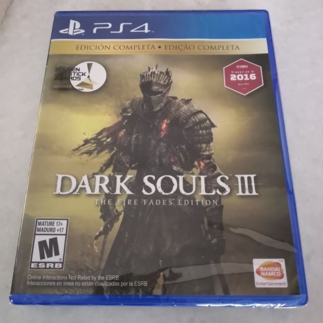 PS4 Dark Souls III 3 The Fire Fades Edition *New  Sealed* R All | Shopee  Malaysia