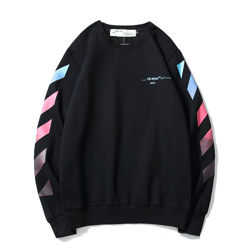 rainbow off white hoodie