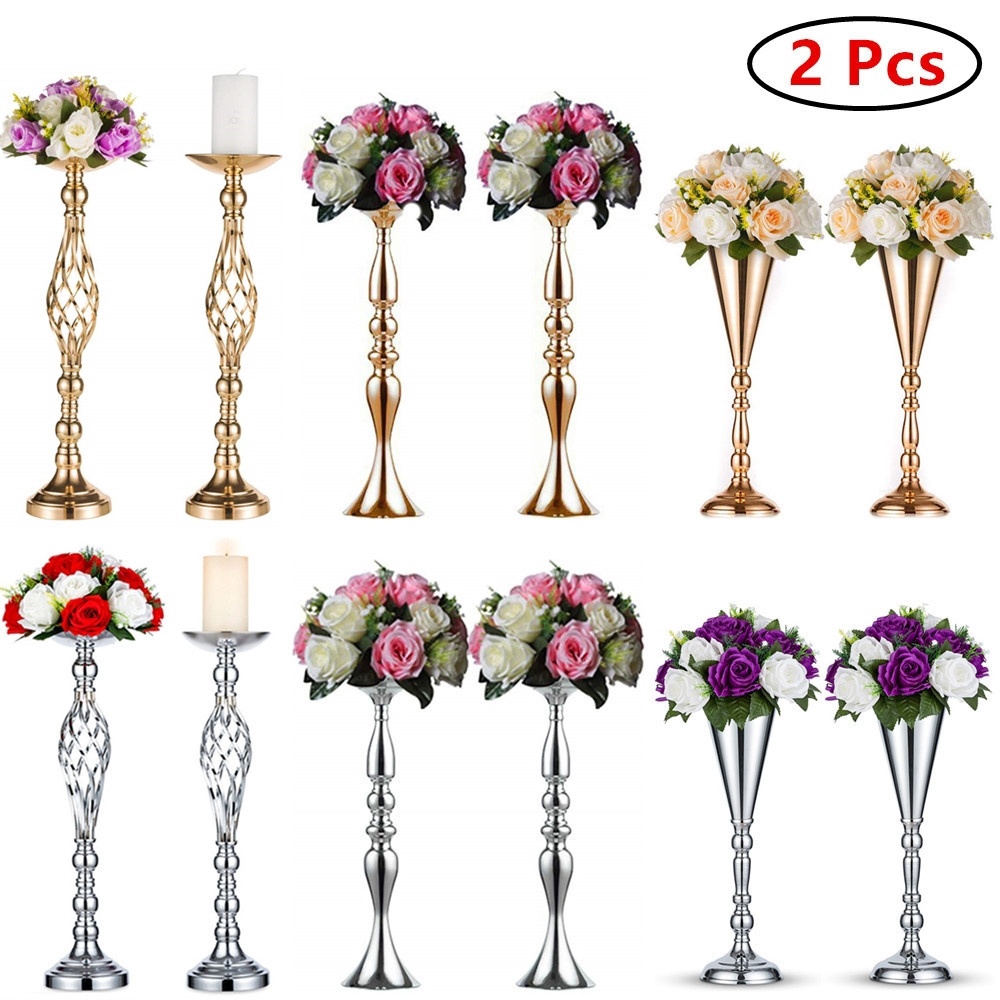 wedding centerpieces vases and candles