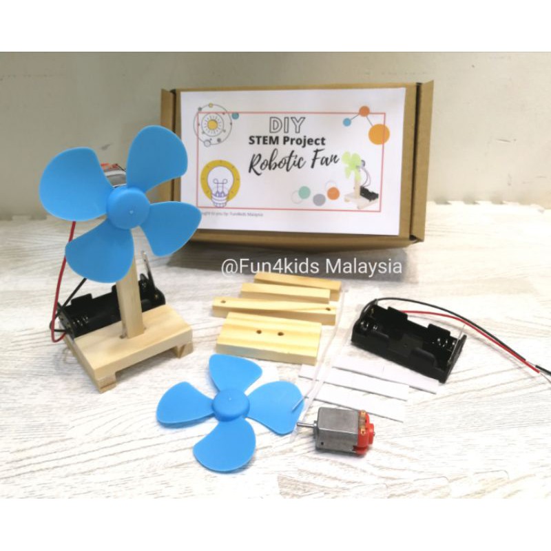 DIY Science STEM Activity Motorized Fan Kit with video instruction ...