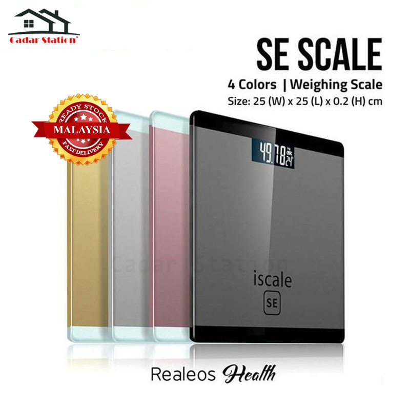 Iscale SE Digital Body Scale High Accuracy Weight Scale Shopee Malaysia