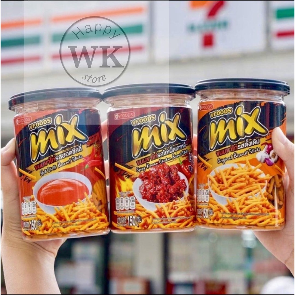 READY STOCK VFOODS MIX Original Biscuits Sticks & Spicy Korean