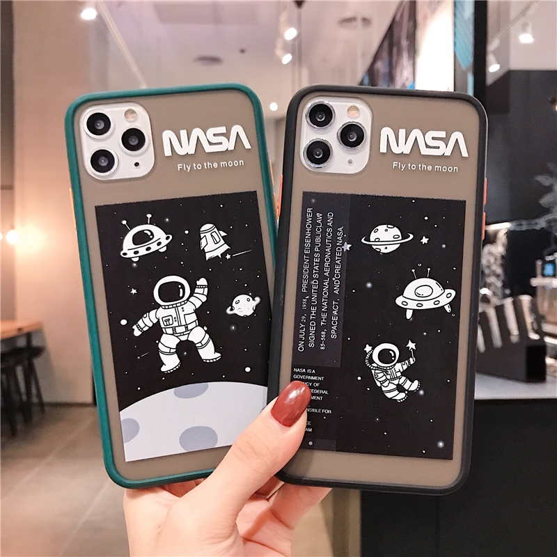 Usa Nasa Matte Clear Tpu Shockproof Edge Hard Plastic Case Xiaomi Redmi Note 8 Pro Note 7 Note 8 Pro Cc9 For Xiaomi 9 Pro Cc9 Pro Note 10 Pro Case Shopee Malaysia