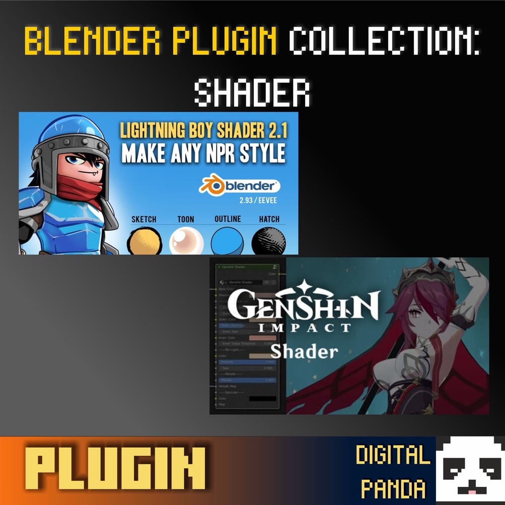 [ PLUGIN ] BLENDER PLUGIN COLLECTION SHADER Shopee Malaysia