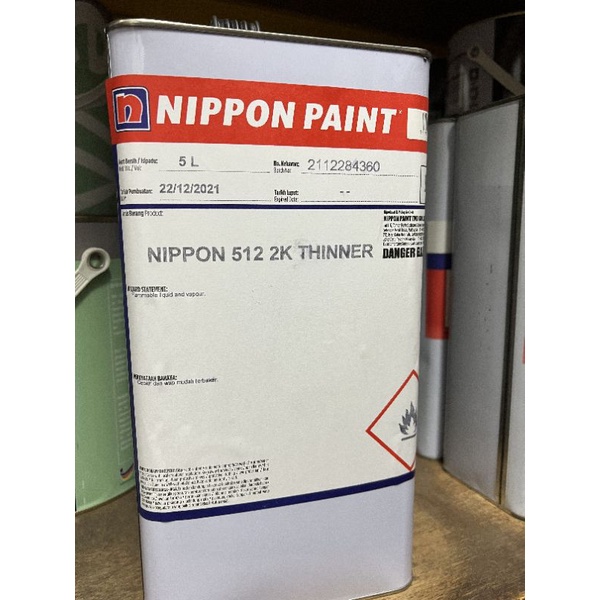 5L NIPPON 512 2K THINNER Shopee Malaysia