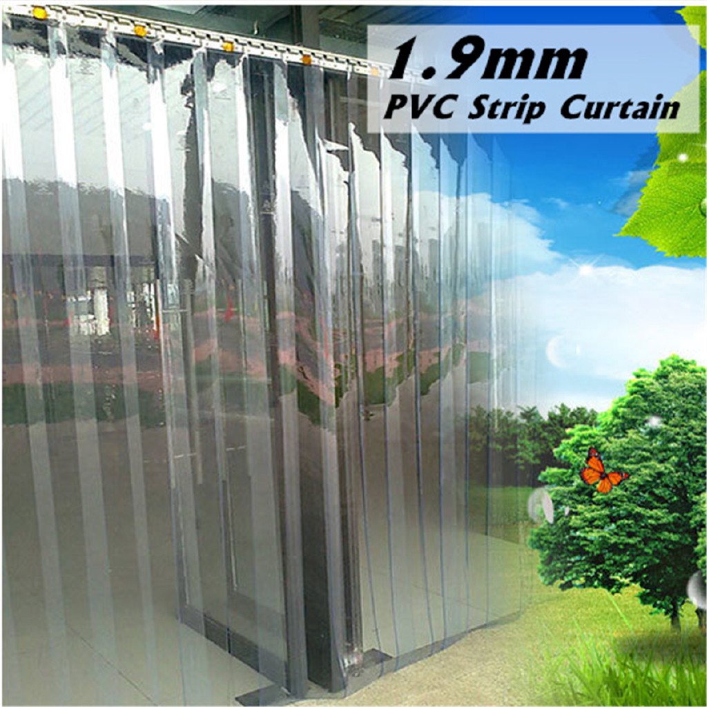 Sl Freezer Room Pvc Plastic Strip Curtain Door Strip Kit Hanging