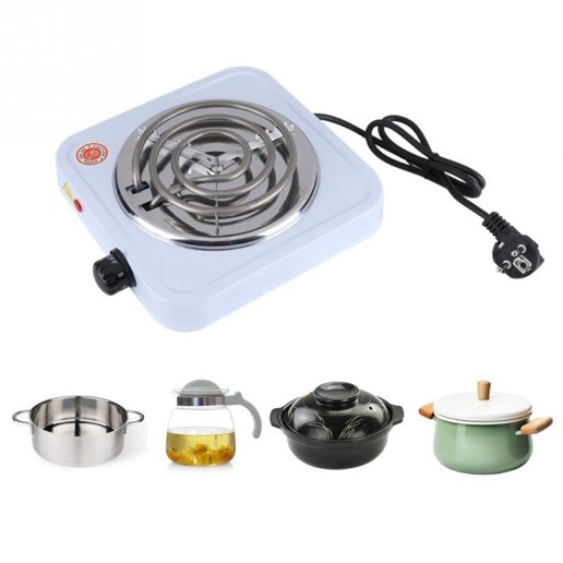 Electric Stove Dapur Elektrik Burner 1000w Portable Mini Kitchen Coffee Heater Hotplate Cooking Shisha Pembakar Arang