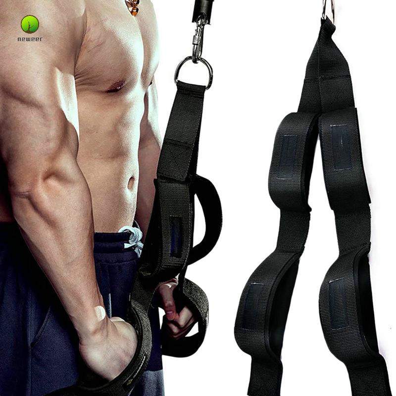 Tricep Rope Cable Attachment with 2 Handles,Tricep Pull Down Rope for ...