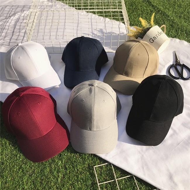 【READY STOCK AT MALAYSIA】 Adjustable Hat Casual Outdoor Plain Baseball Unisex Cap